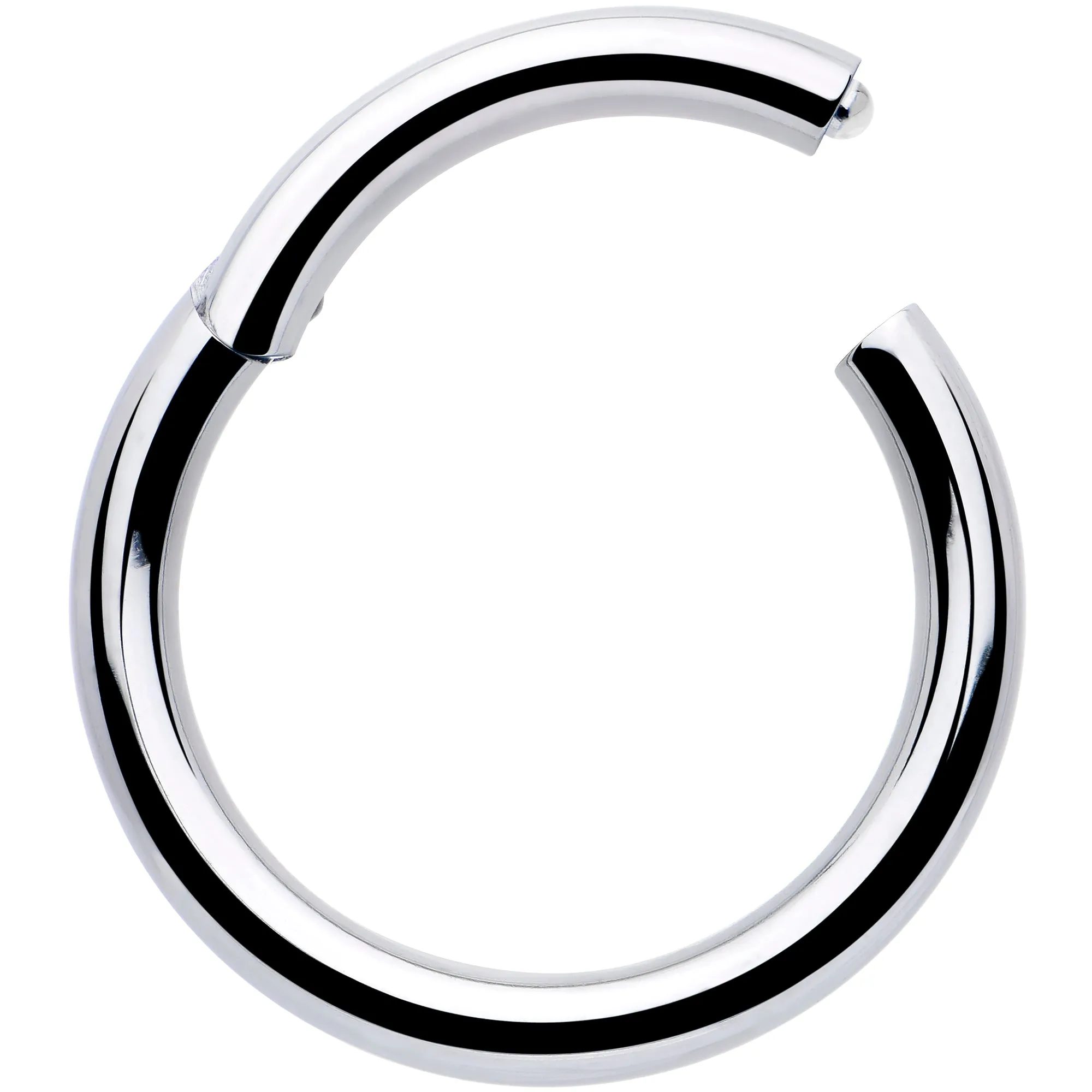 10 Gauge 5/8 316L Surgical Steel Precision Hinged Segment Hoop
