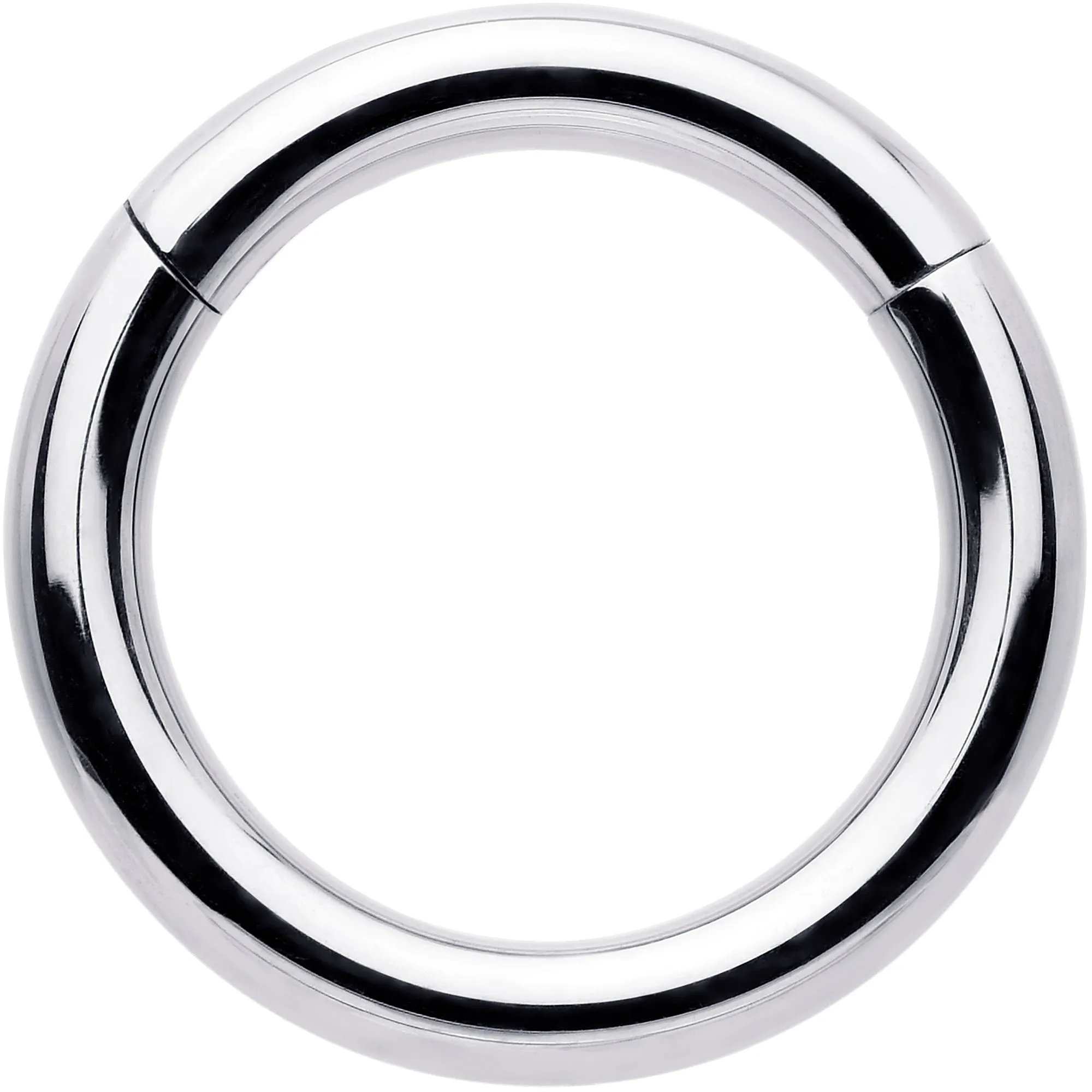 12 Gauge 3/8 316L Surgical Steel Precision Hinged Segment Hoop