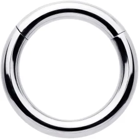 12 Gauge 3/8 316L Surgical Steel Precision Hinged Segment Hoop
