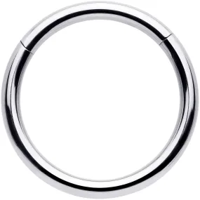 12 Gauge 5/8 316L Surgical Steel Precision Hinged Segment Hoop