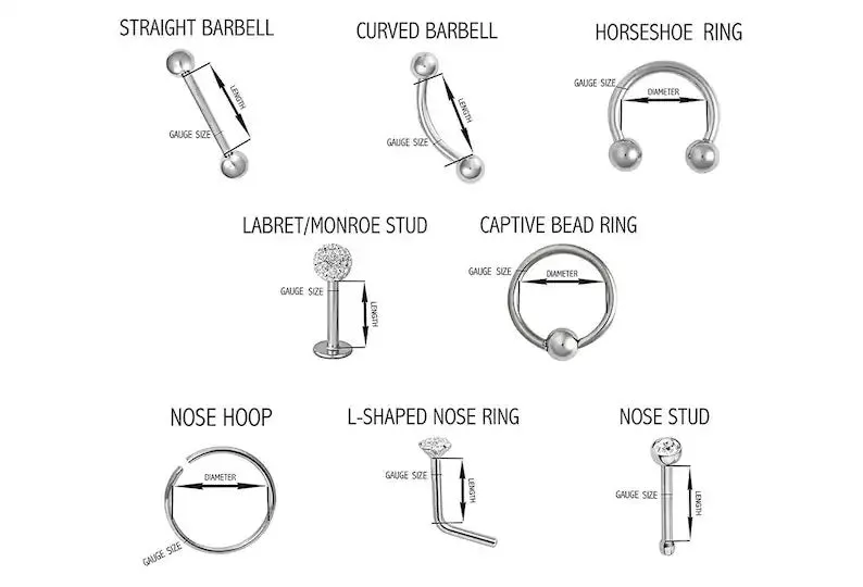 20G Skulls Nose Ring Stud Nose Hoop Nose Jewelry Nose Piercing L shape nose hoop Skull Jewelry 20 gauge Nostril jewelry