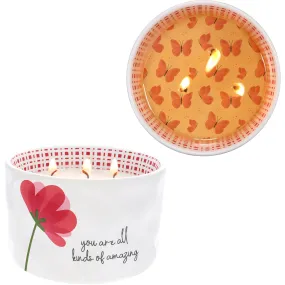 Amazing 12 oz - 100% Soy Wax Reveal Triple Wick Candle Scent: Tranquility
