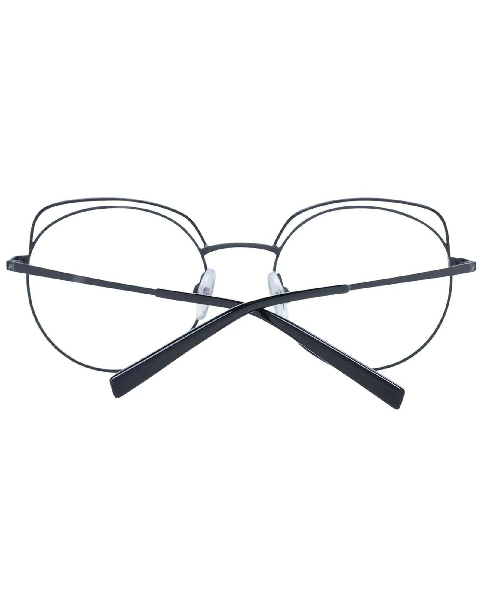 Ana Hickmann Round Full-Rim Metal Optical Frames with Branded Case