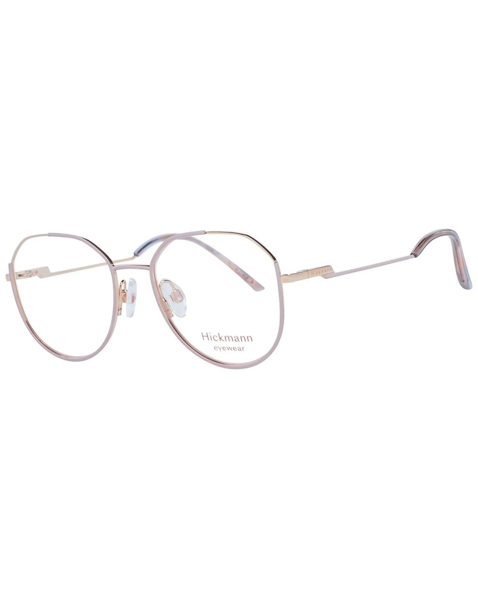 Ana Hickmann Round Metal Full-Rim Optical Frames with Spring Hinge