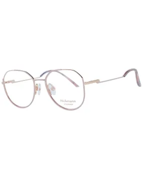 Ana Hickmann Round Metal Full-Rim Optical Frames with Spring Hinge