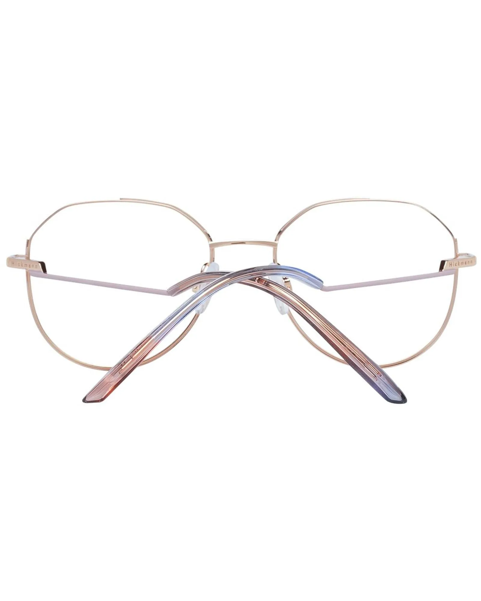 Ana Hickmann Round Metal Full-Rim Optical Frames with Spring Hinge