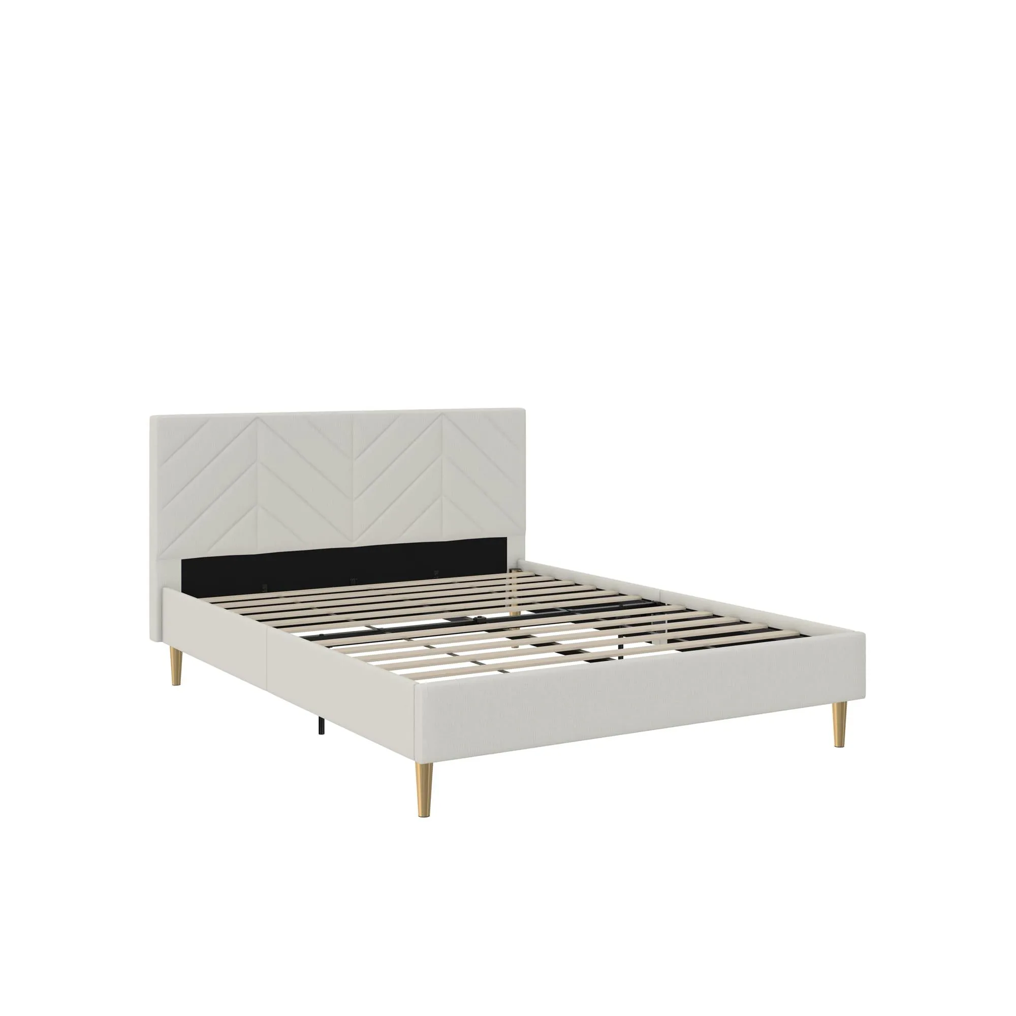 Andrea Tufted Upholstered Platform Bed