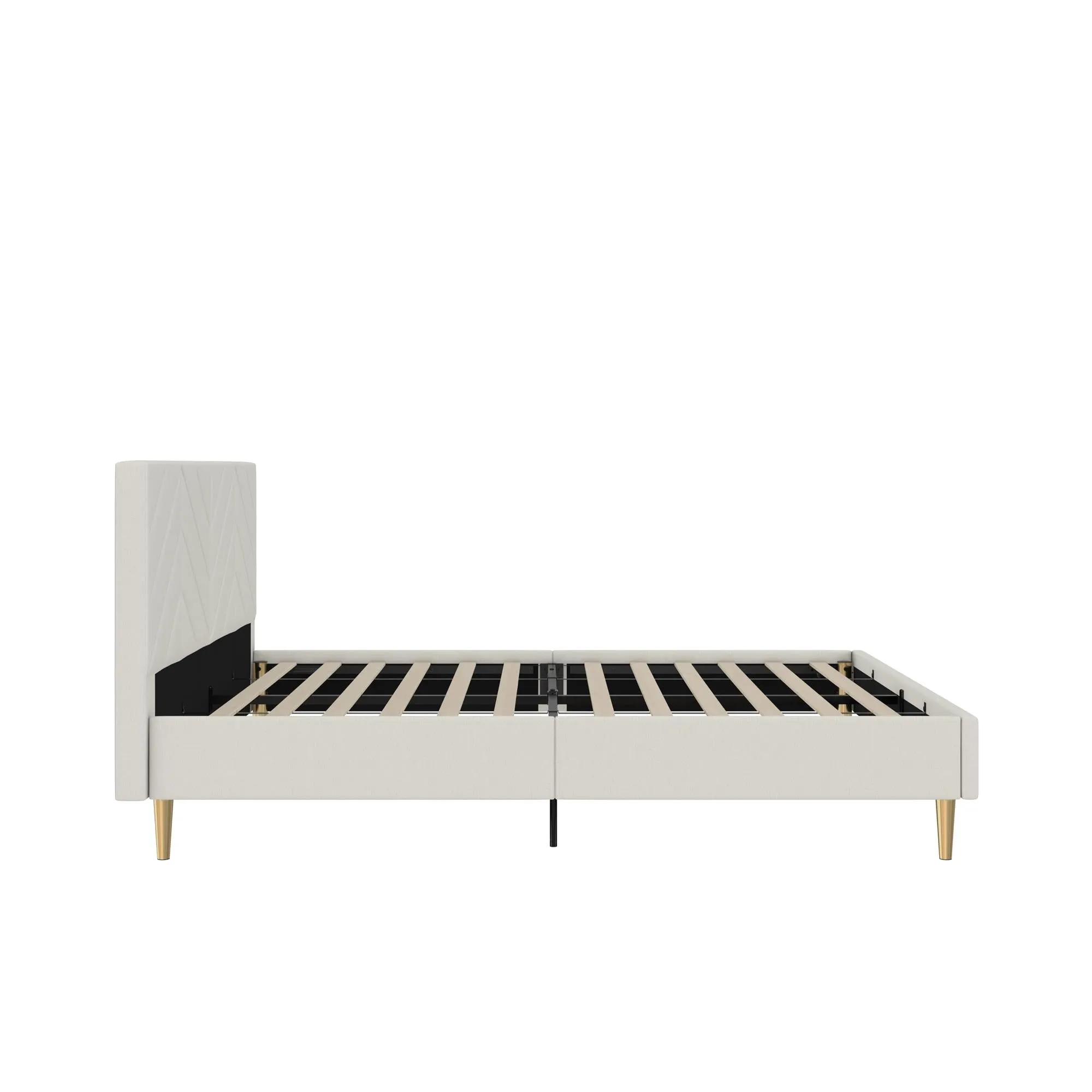 Andrea Tufted Upholstered Platform Bed