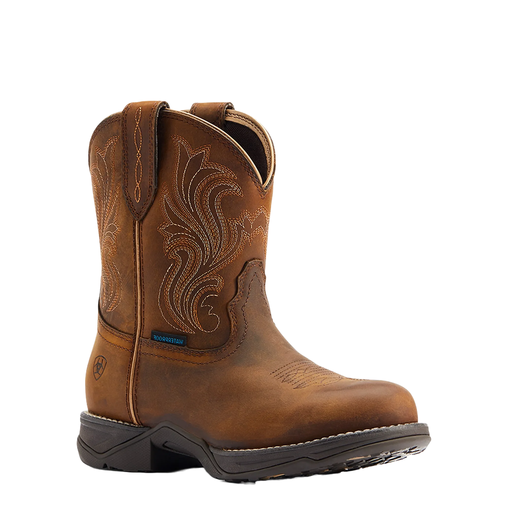 Ariat Ladies Anthem H2O Round Toe Glazed Brown Boots 10044411