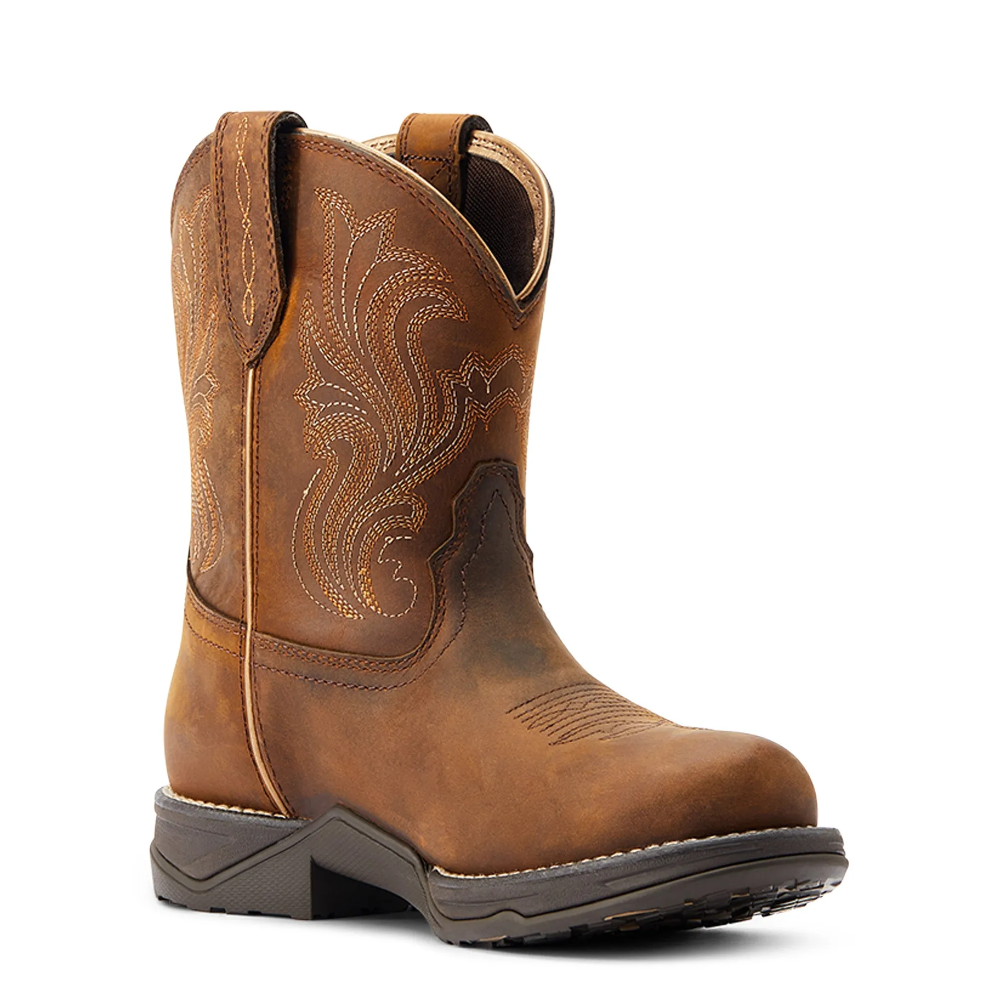 Ariat Ladies Anthem H2O Round Toe Glazed Brown Boots 10044411