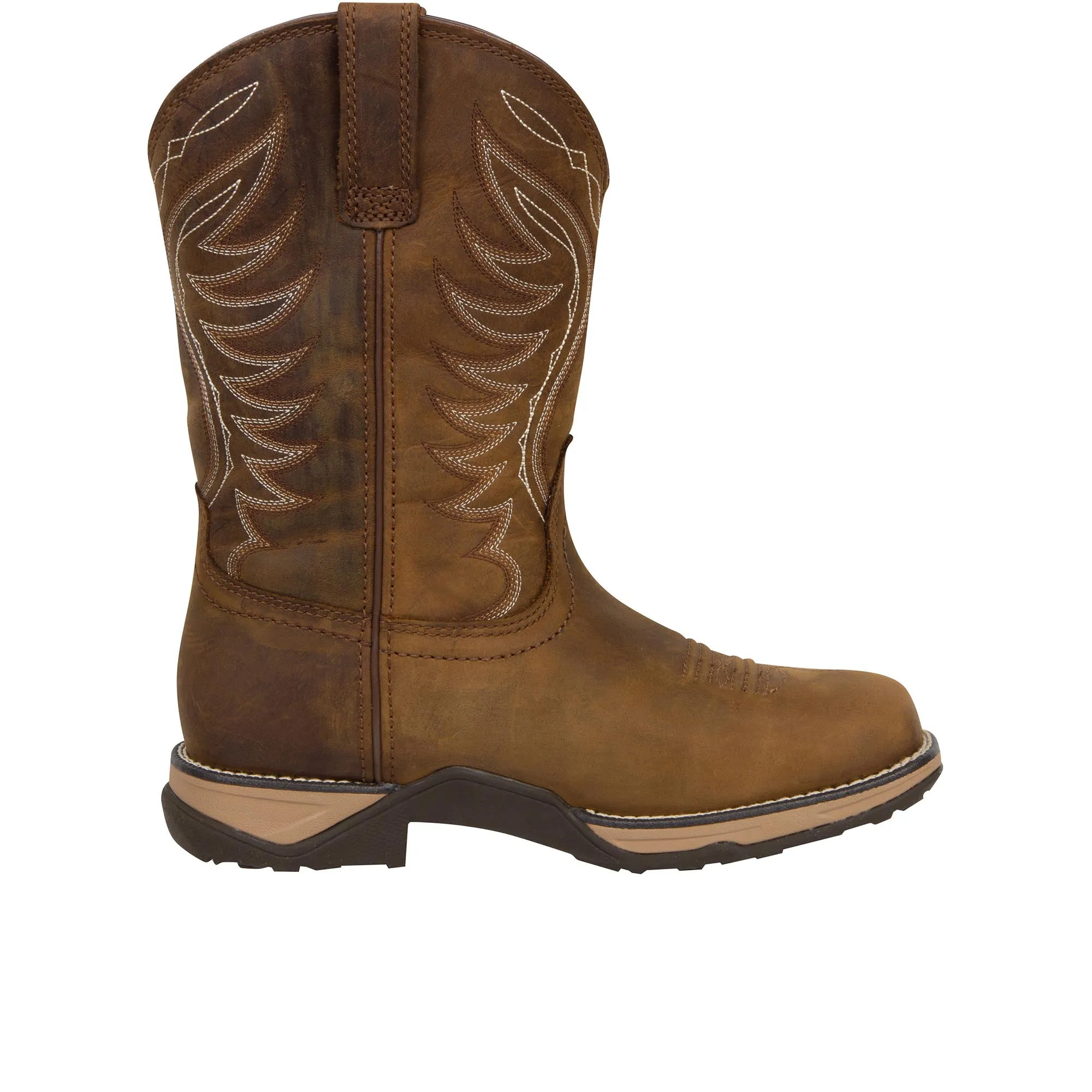 Ariat Womens Anthem Western Boot Distressed Brown