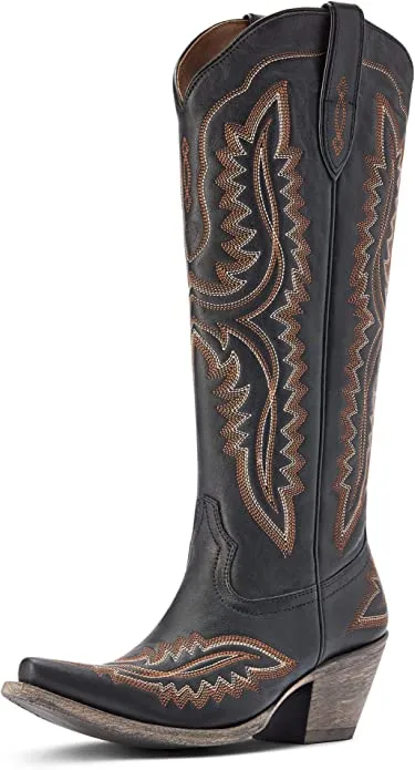 ARIAT WOMENS CASANOVA BOOTS (BROOKLYN BLACK)
