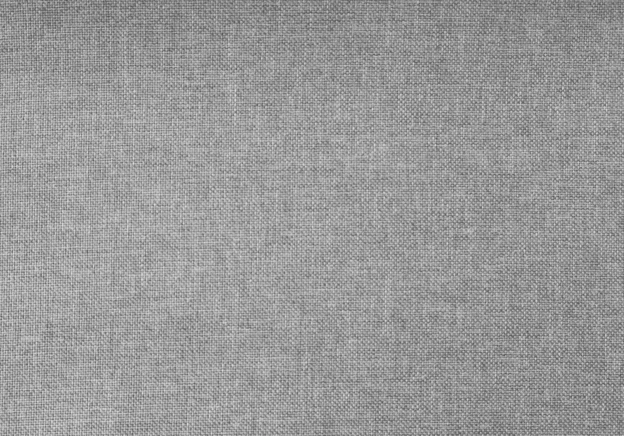 Bed - Full Size / Grey Linen With Chrome Trim