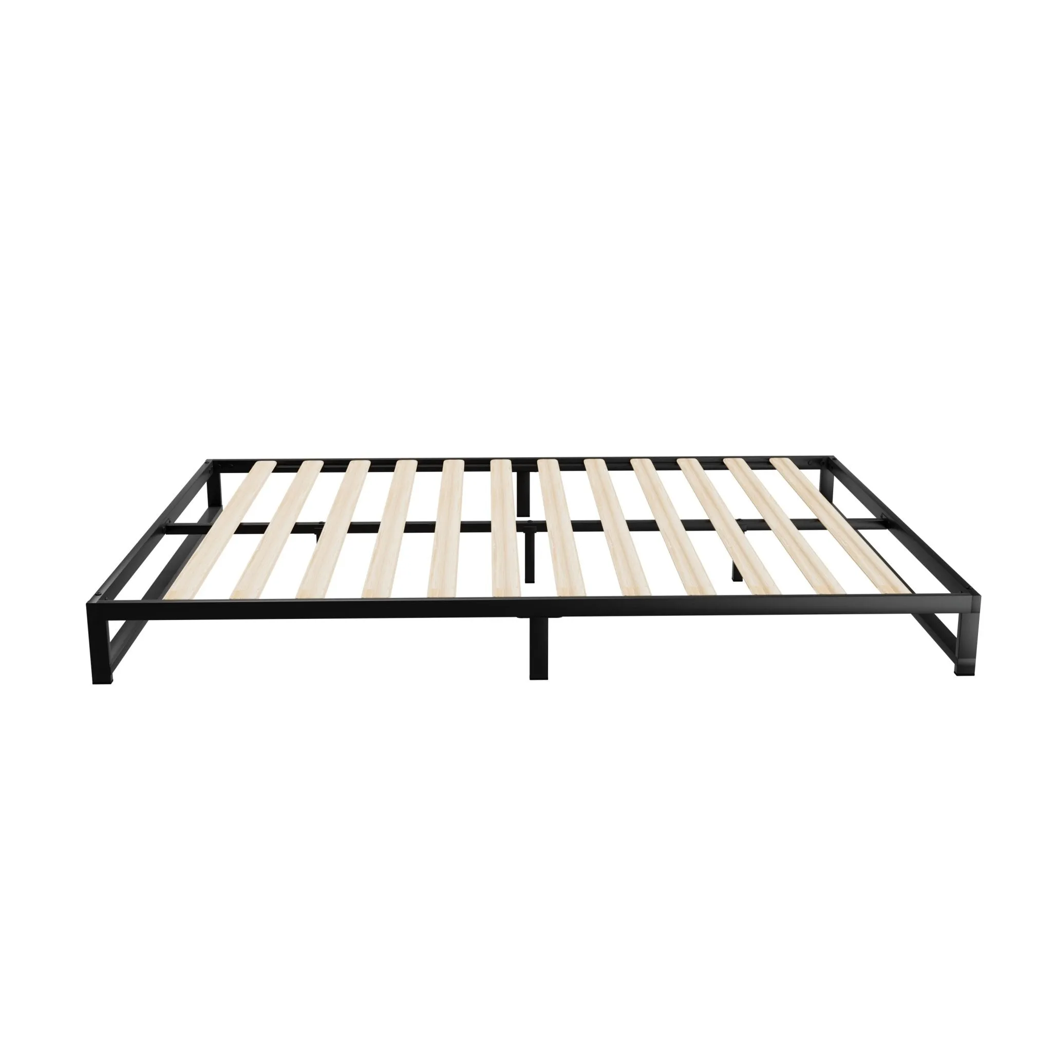 Beru Metal Double Bed Base Black
