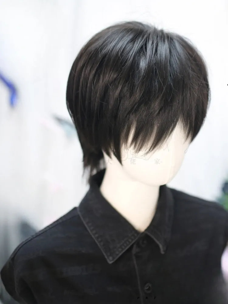 Black Ouji Wig with Bangs
