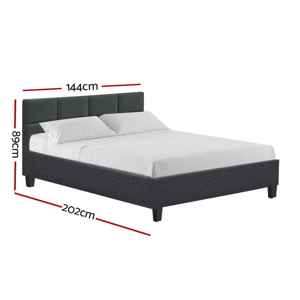 Bondi Double Bed Frame Charcoal