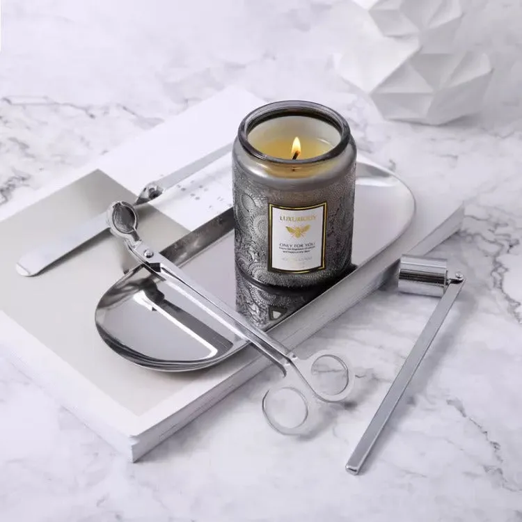 Candle Snuffer Tool Set | Silver