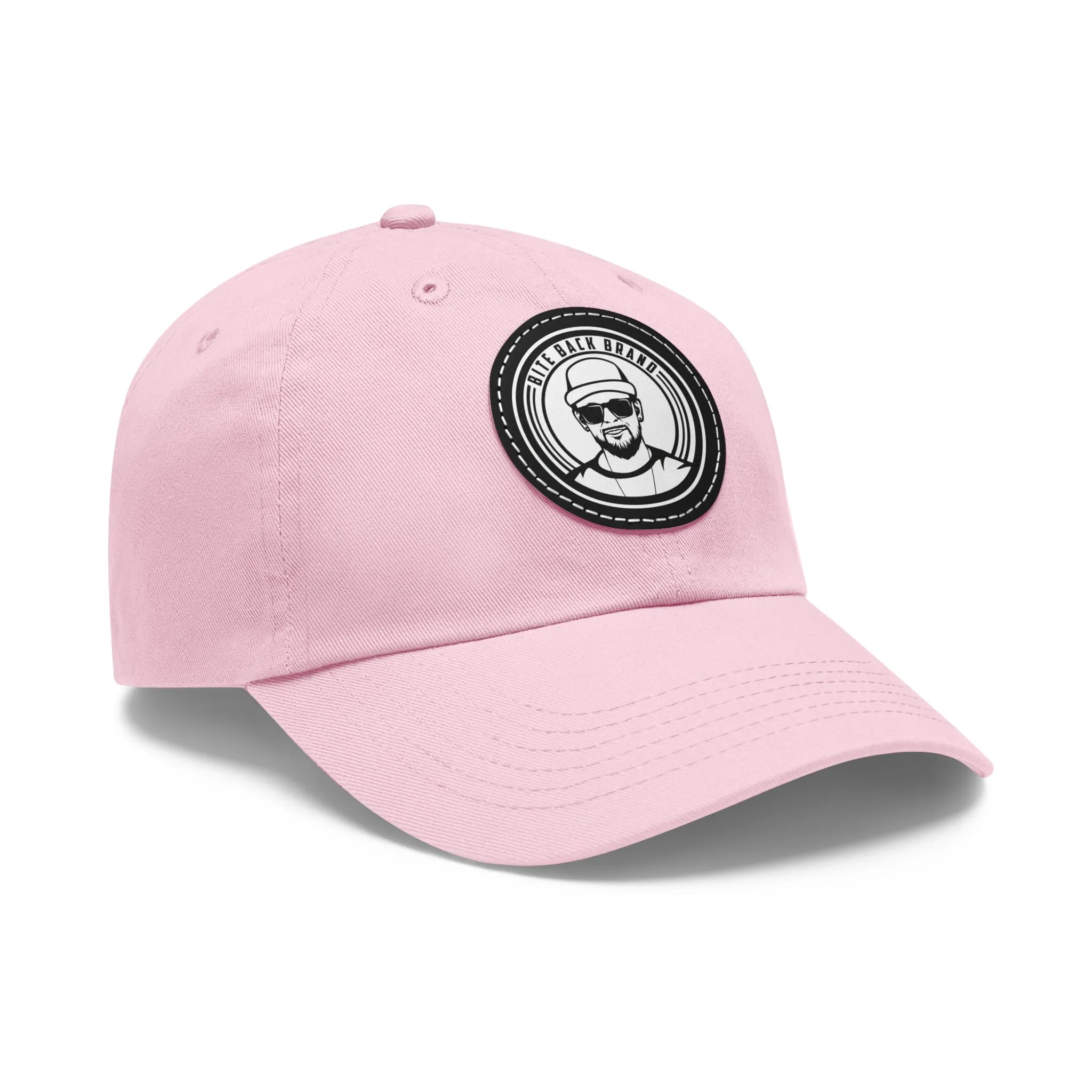 Captain Brandon Hat with Leather Patch (Round)