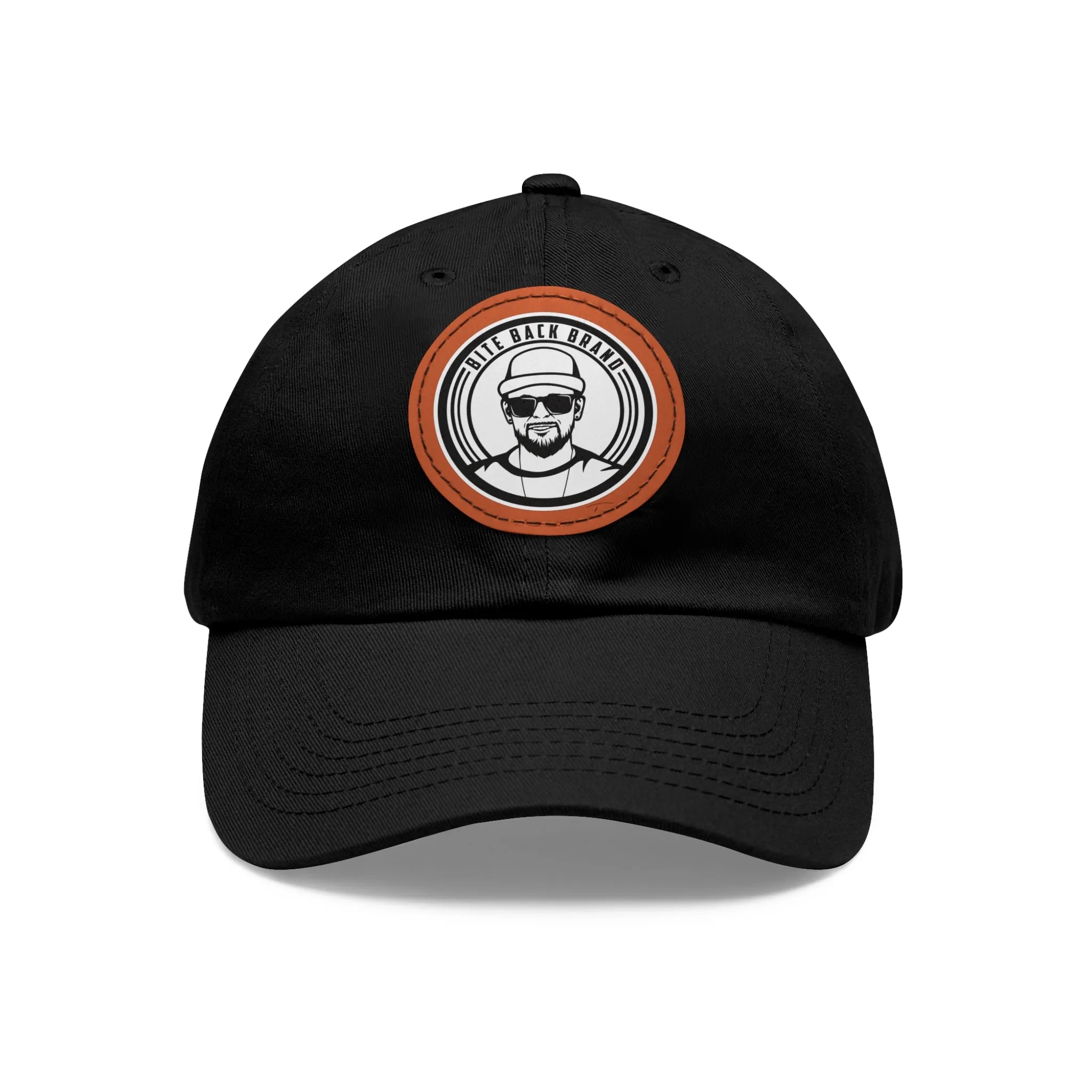 Captain Brandon Hat with Leather Patch (Round)