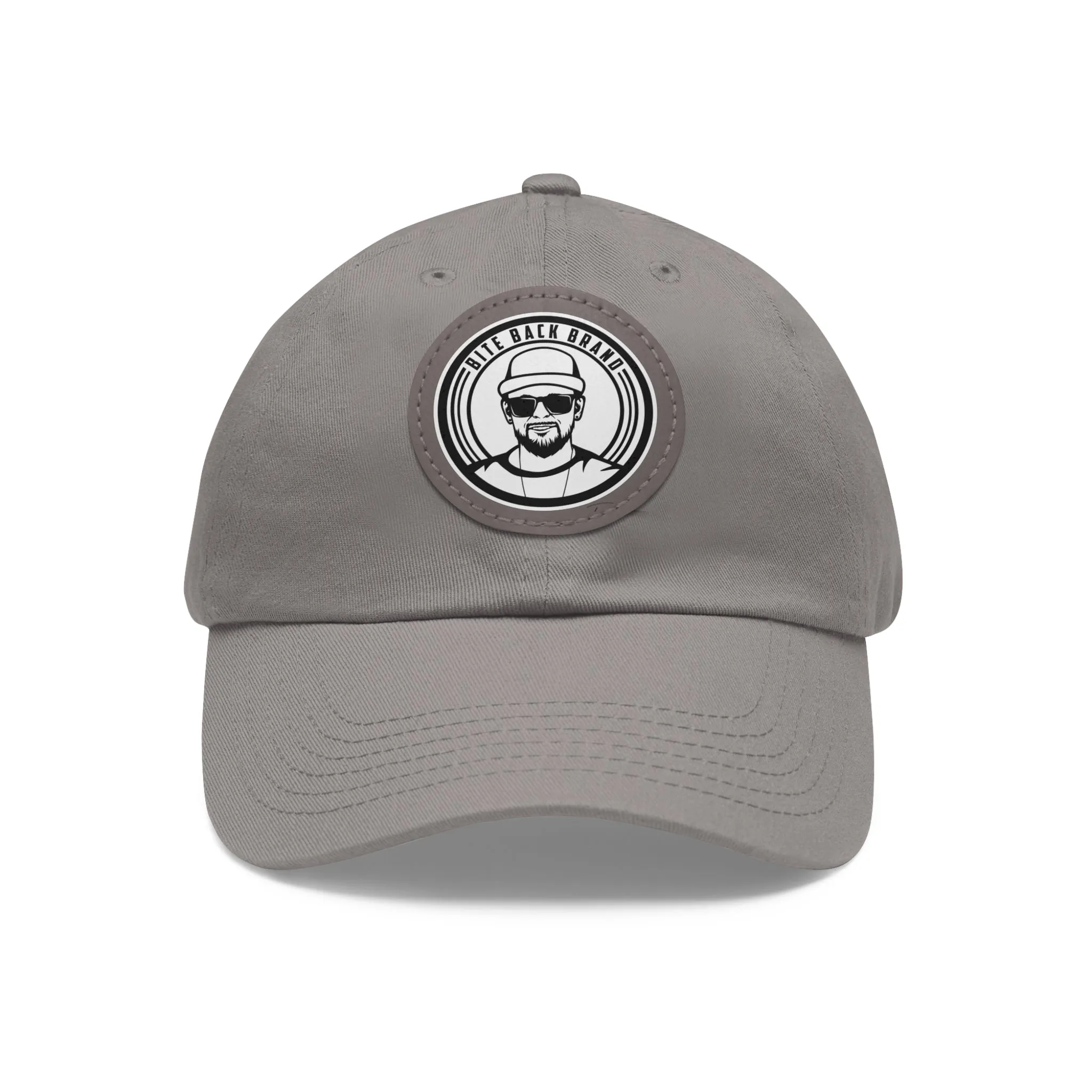 Captain Brandon Hat with Leather Patch (Round)