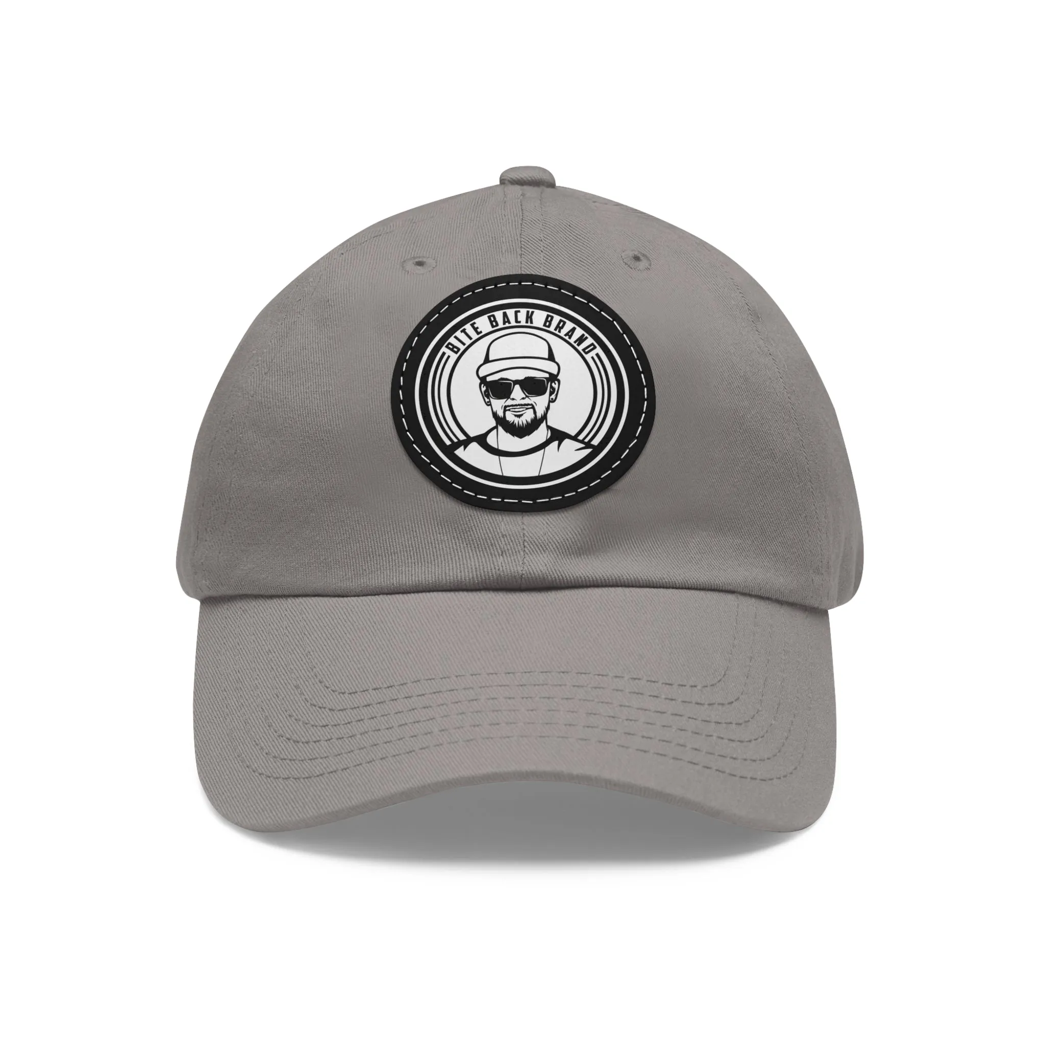 Captain Brandon Hat with Leather Patch (Round)