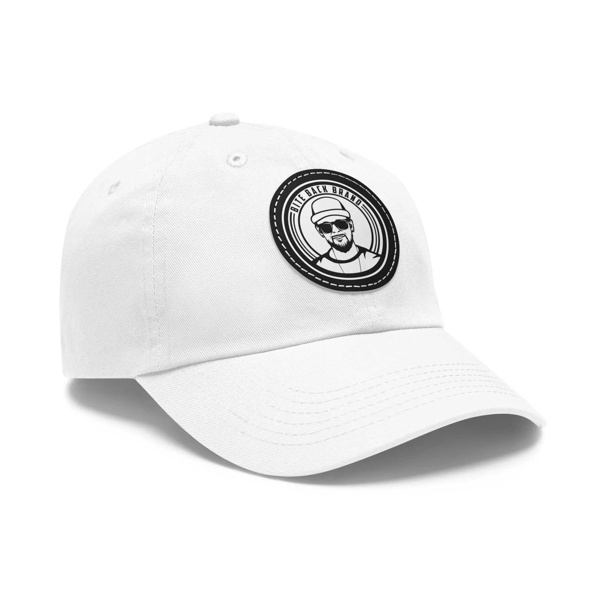 Captain Brandon Hat with Leather Patch (Round)