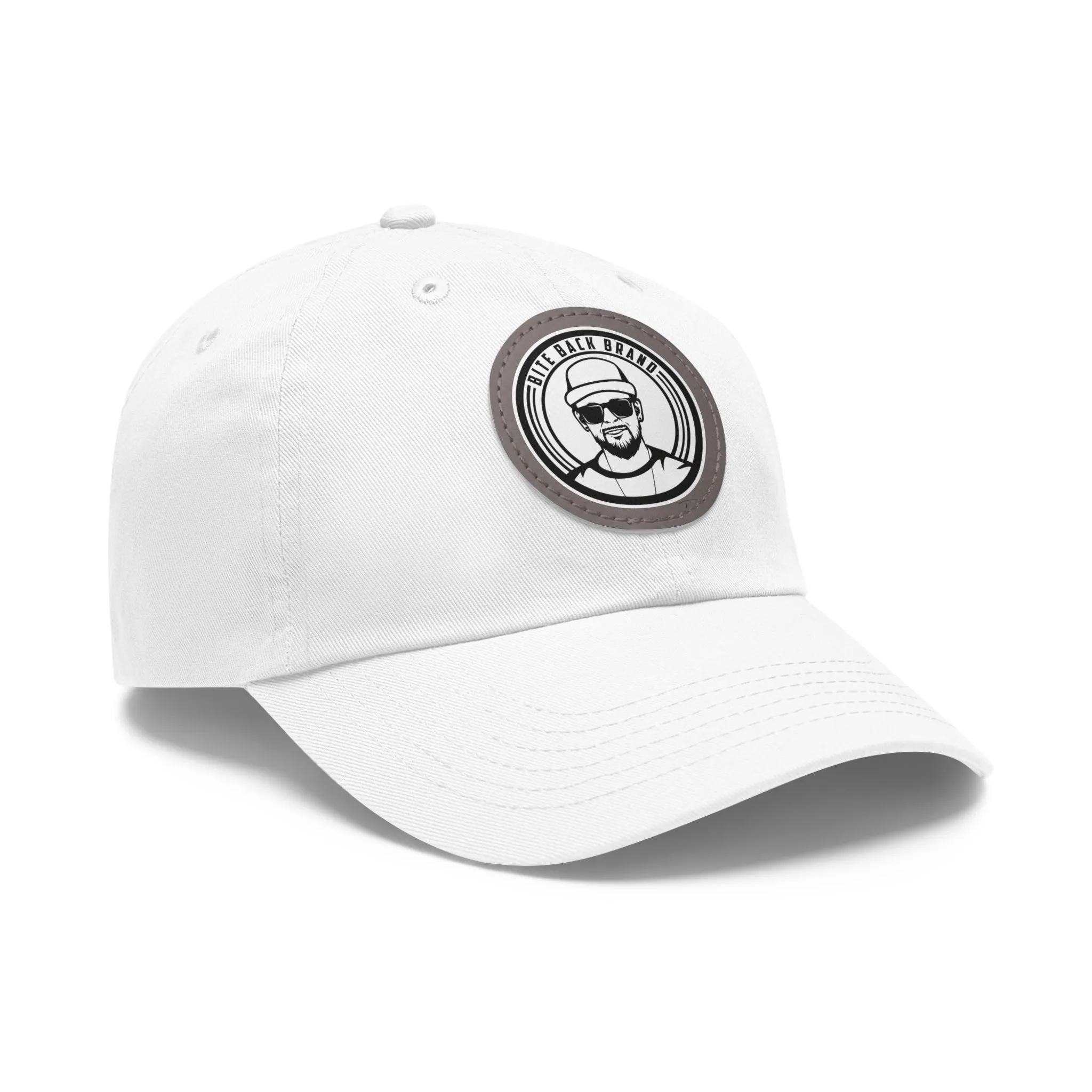 Captain Brandon Hat with Leather Patch (Round)