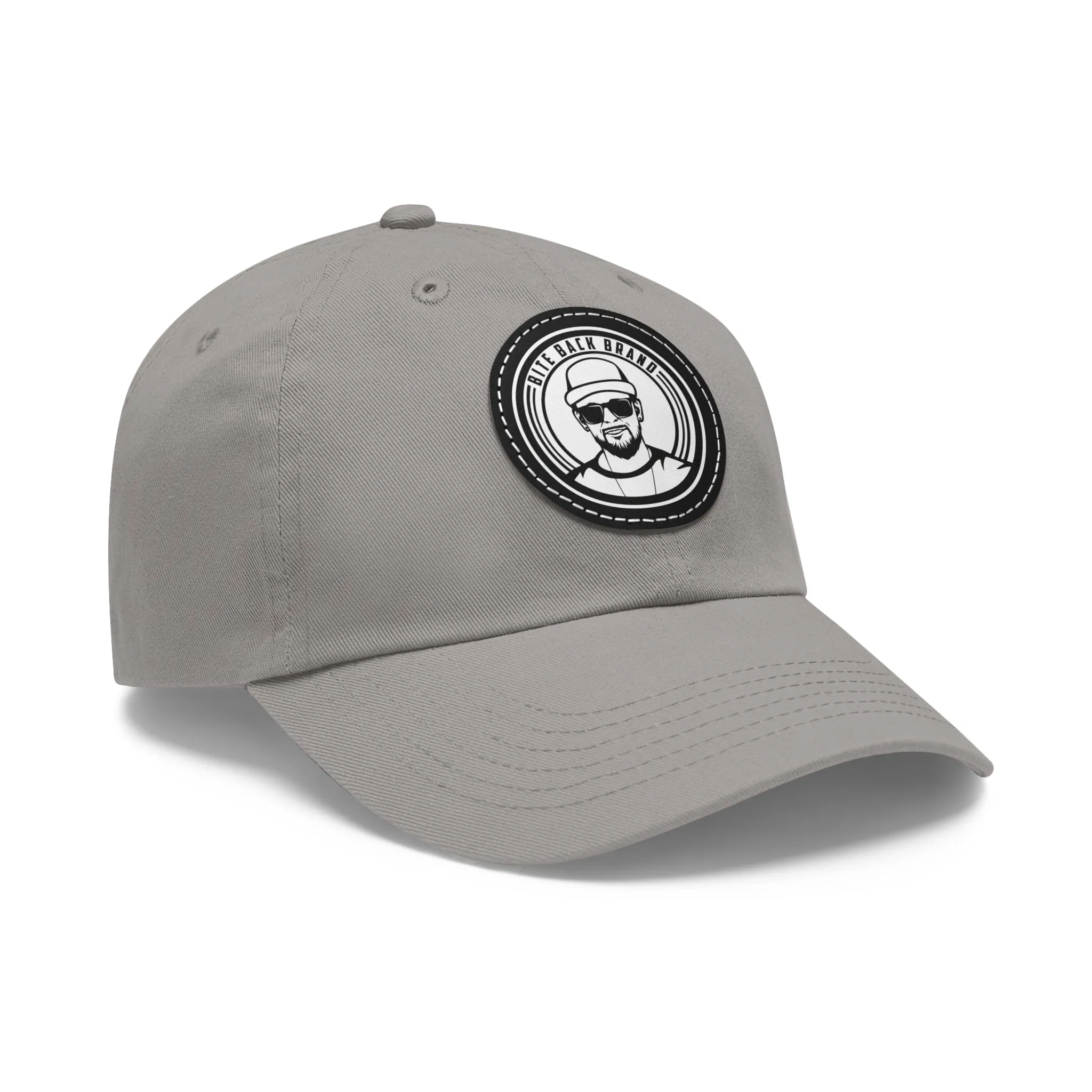 Captain Brandon Hat with Leather Patch (Round)
