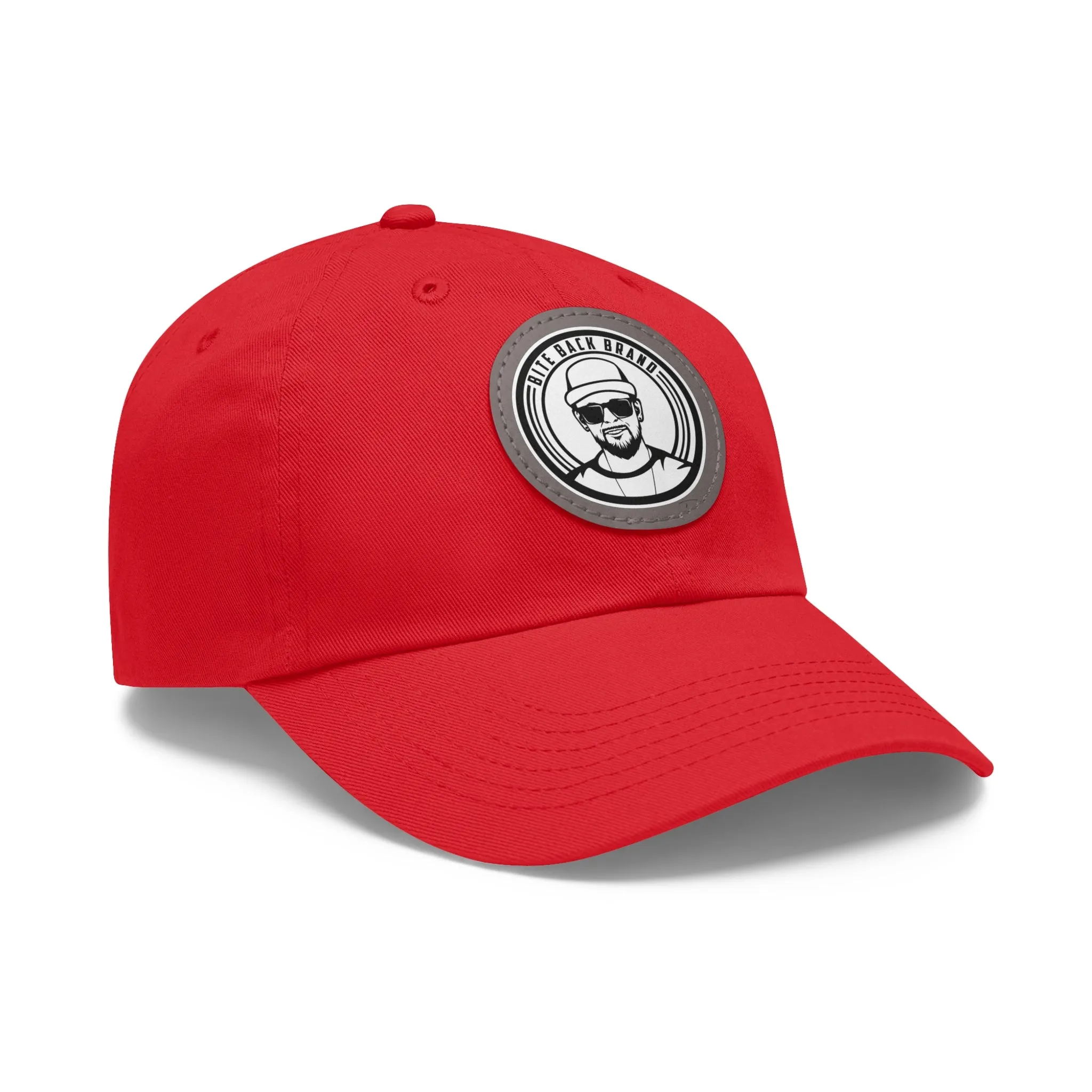 Captain Brandon Hat with Leather Patch (Round)