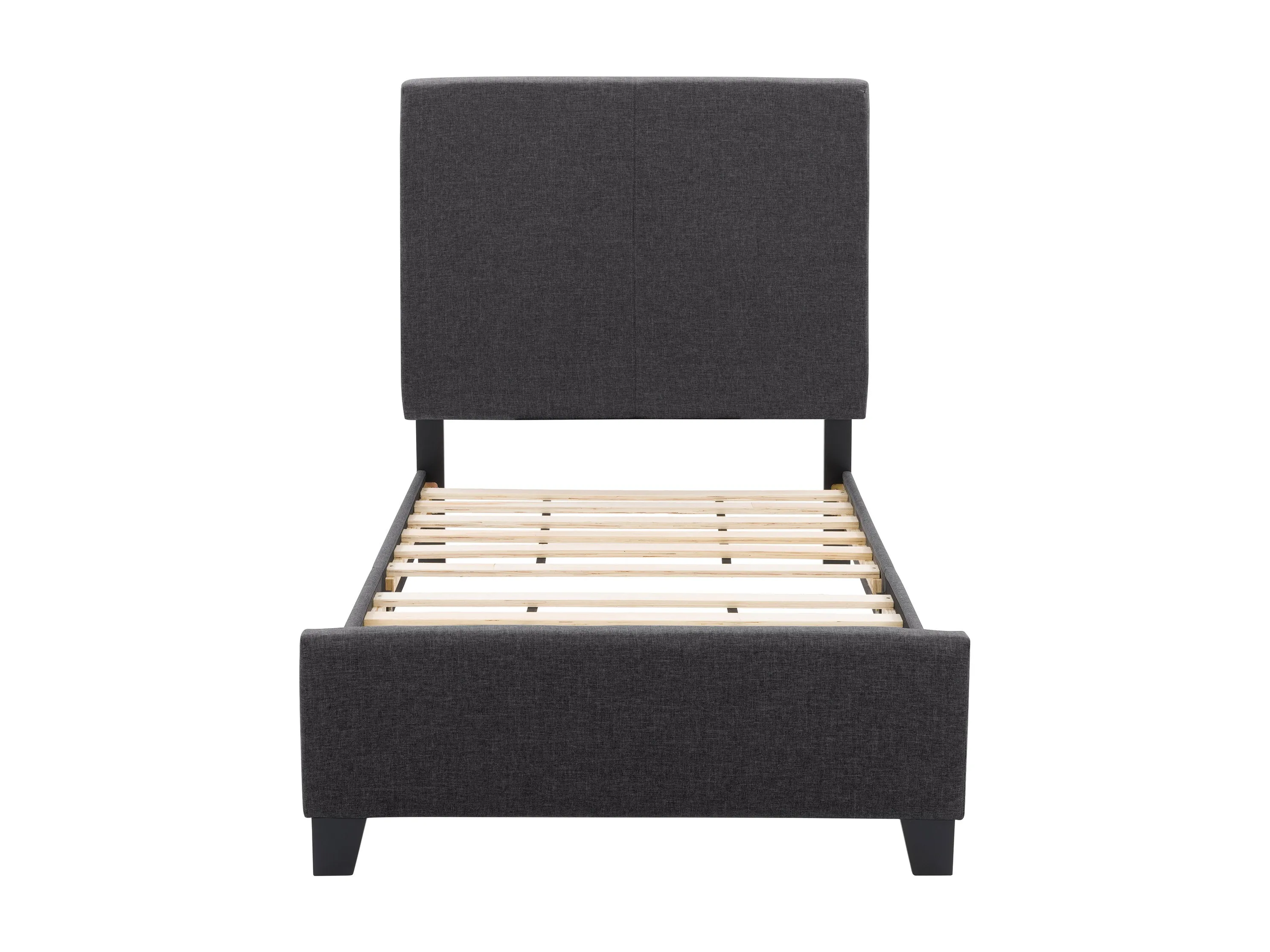 Charcoal Contemporary Twin / Single Bed