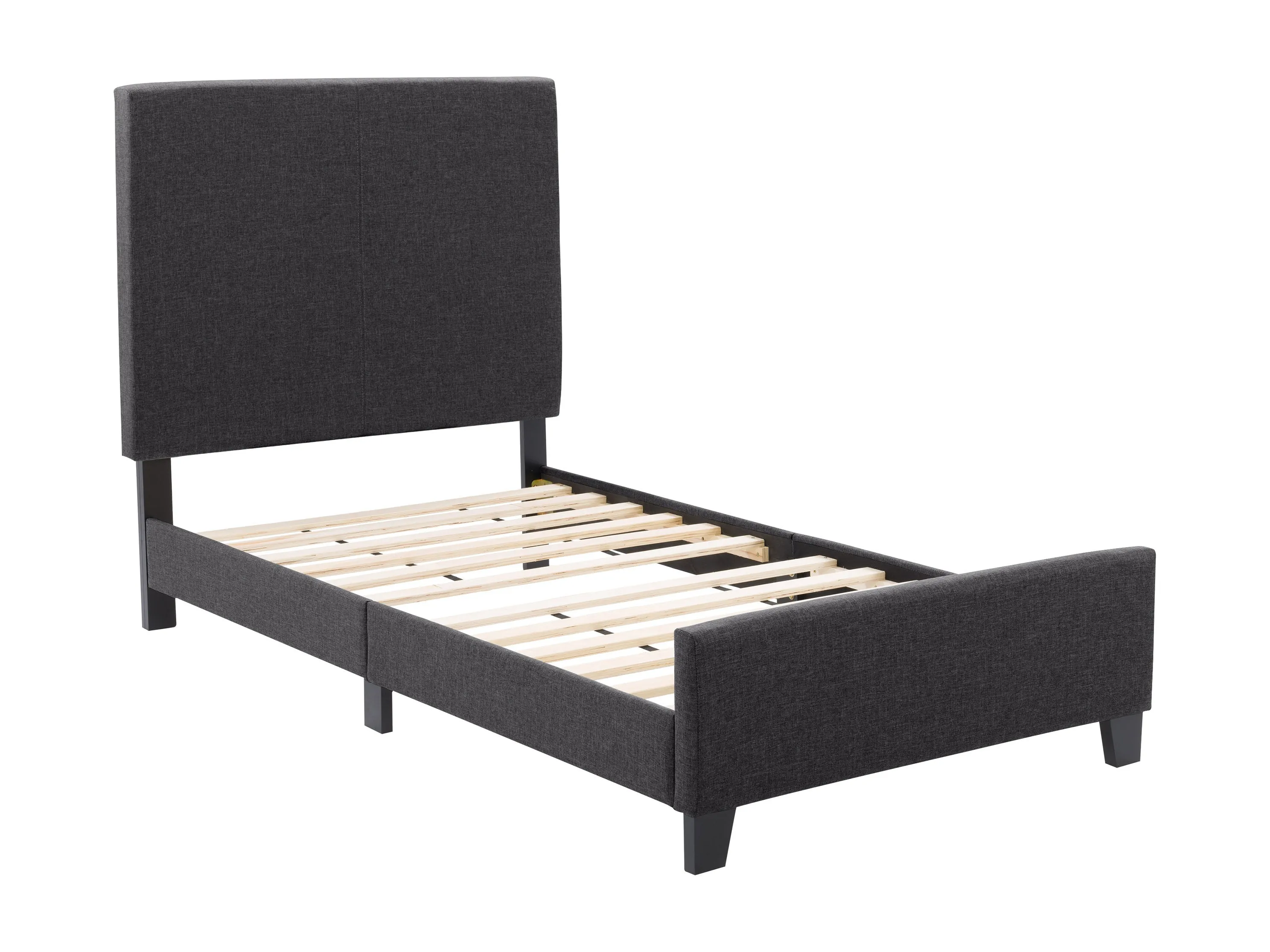 Charcoal Contemporary Twin / Single Bed