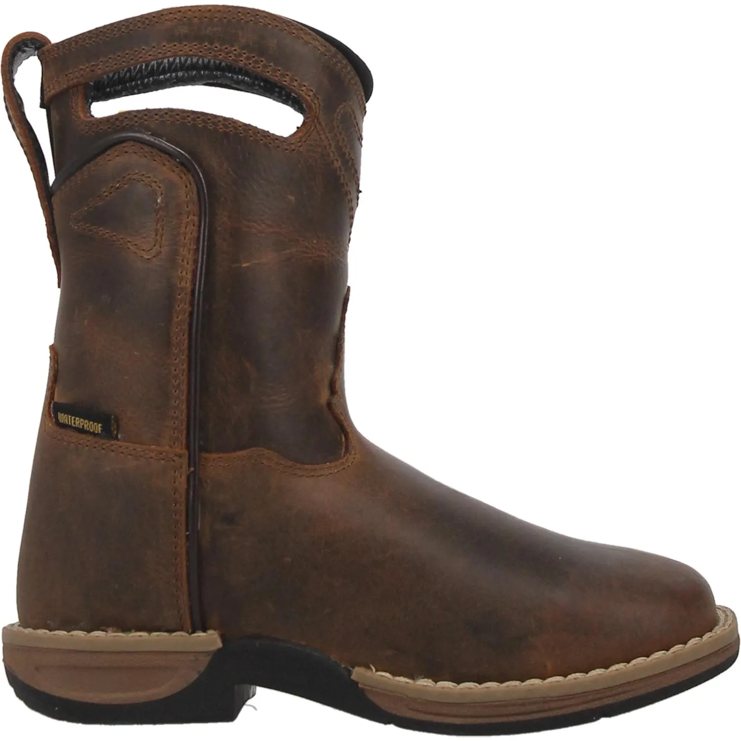 Dan Post Children's Hayden Square Toe Brown Leather Boots DPC2962