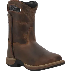 Dan Post Children's Hayden Square Toe Brown Leather Boots DPC2962