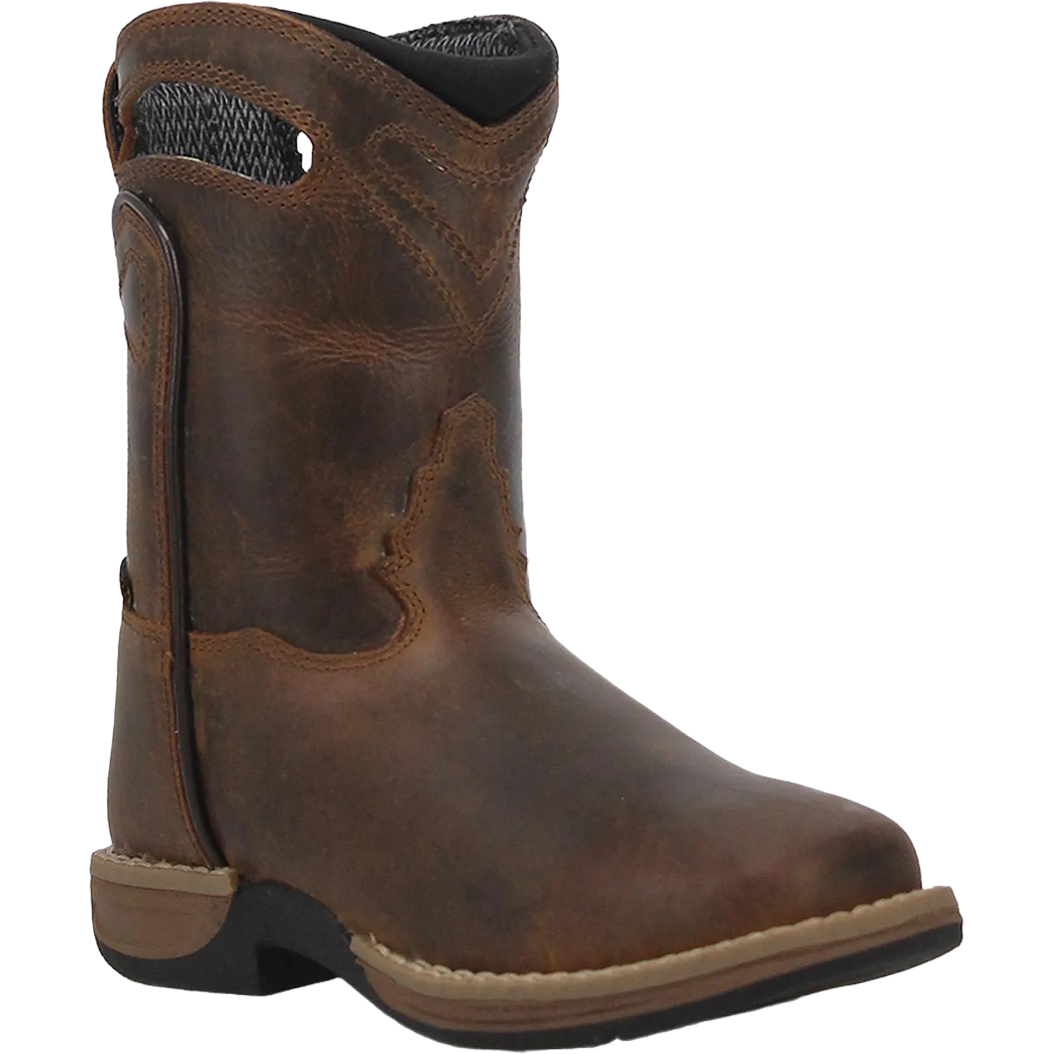Dan Post Children's Hayden Square Toe Brown Leather Boots DPC2962