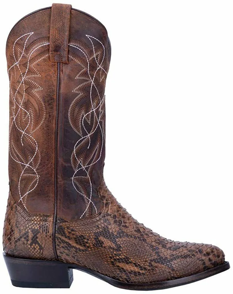 Dan Post DP3037 Manning Python Leather 13" Round Toe Western Boot