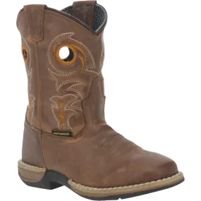 Dan Post Youth Storm's Eye Jr Brown Square Toe Boots DPC3964