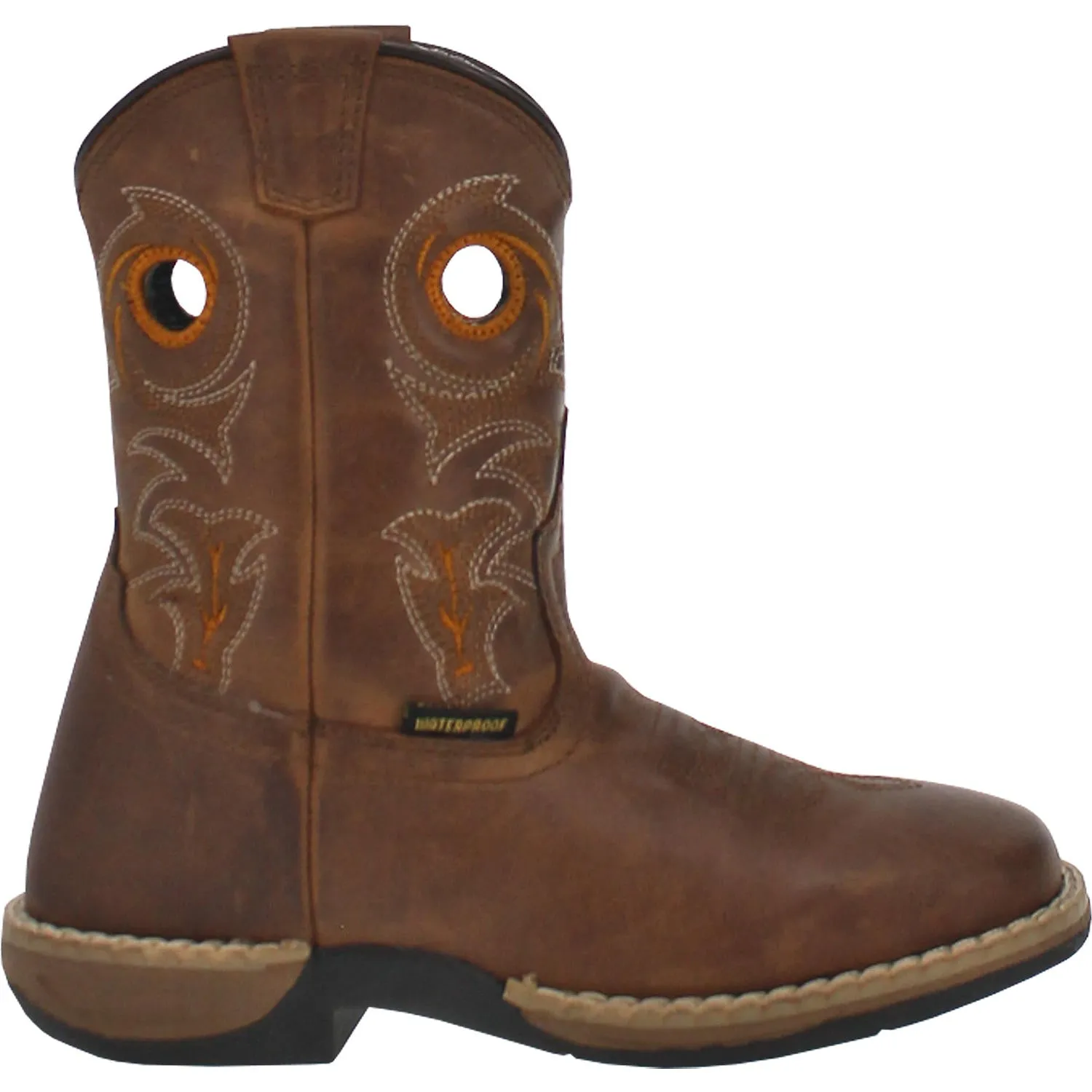Dan Post Youth Storm's Eye Jr Brown Square Toe Boots DPC3964