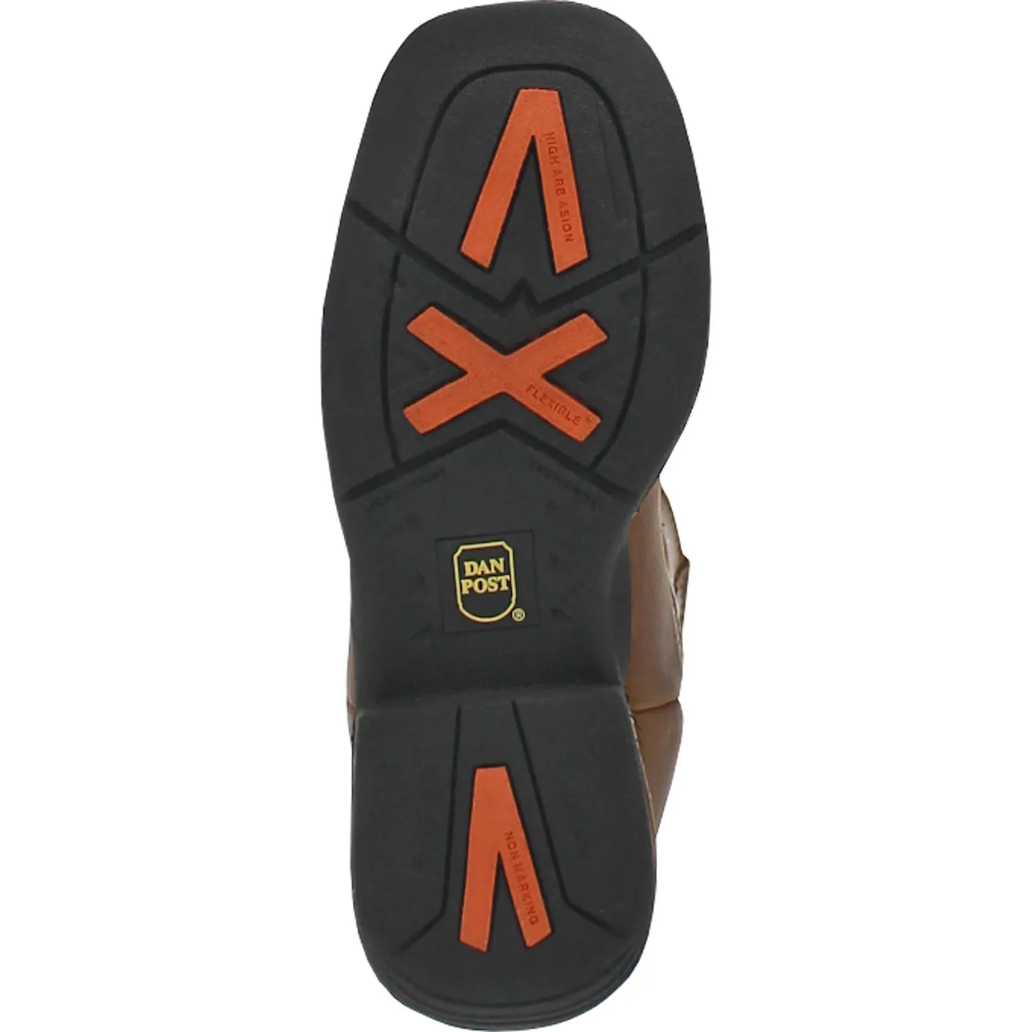 Dan Post Youth Storm's Eye Jr Brown Square Toe Boots DPC3964