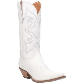 Dingo Women's Out West Leather Boot White Smooth