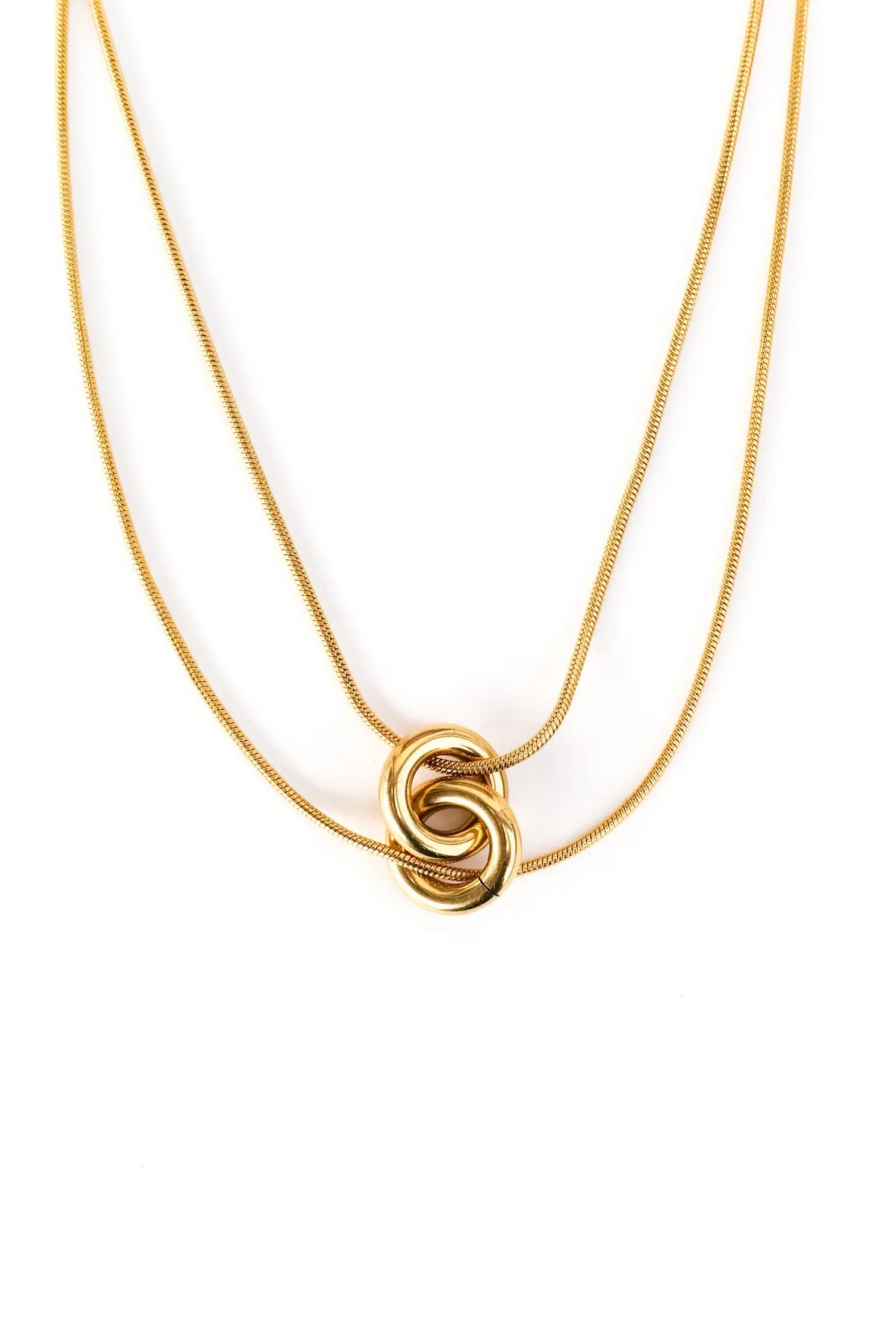 Double Life Interlocked Necklace
