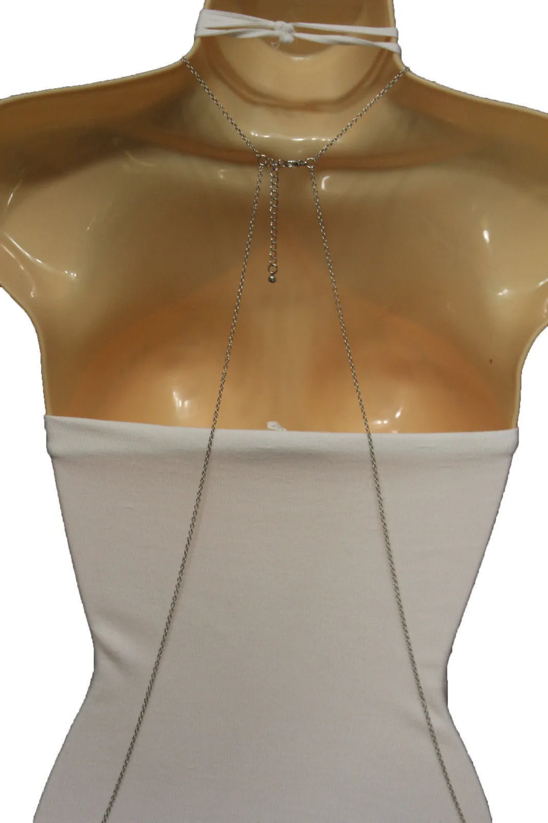 Double Metal Plate Classic Gold Metal Body Chain