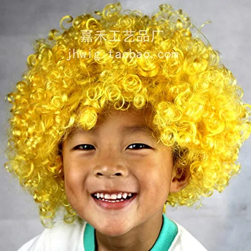 FancyDressWale Colorful Unisex Party Prop Wigs for Kids and Adults