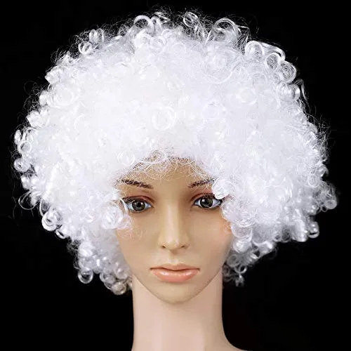 FancyDressWale Colorful Unisex Party Prop Wigs for Kids and Adults