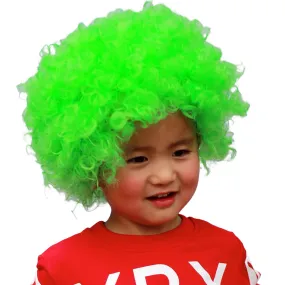 Fancydresswale Light Green Wig Colorful Unisex Party Prop Wigs for Kids and Adults -Light Green
