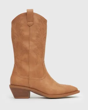 FESTIVAL Western Calf Boots