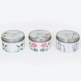Festive Assorted Scented Tin Candles - Ver 1