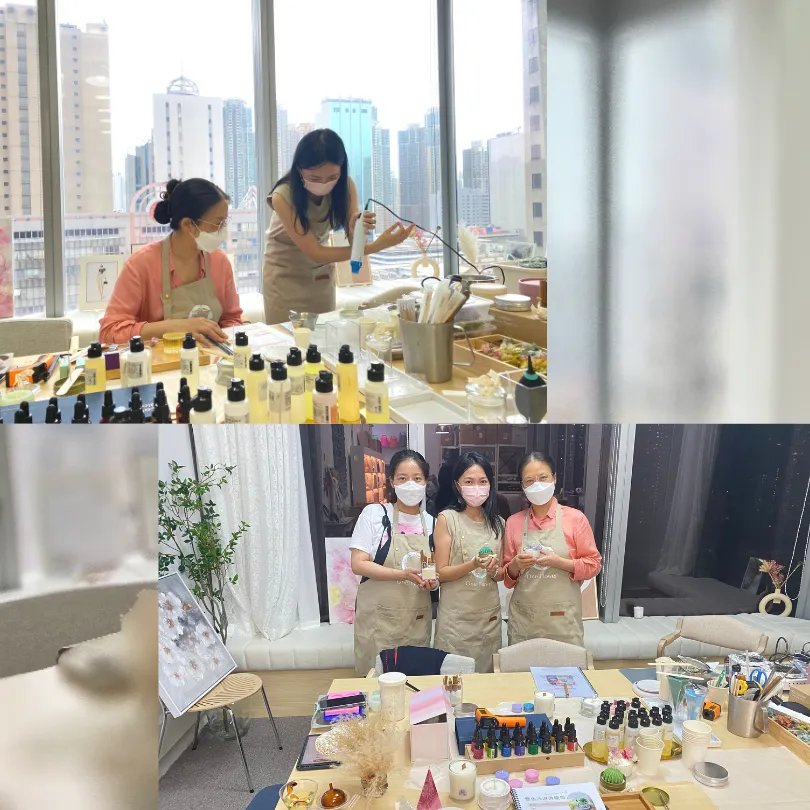 Floral Candle Holder   Natural Soy Wax Perfumer Workshop 2 hours