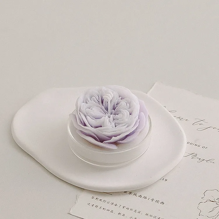 Flower Scented Candle | Purple Austin Rose
