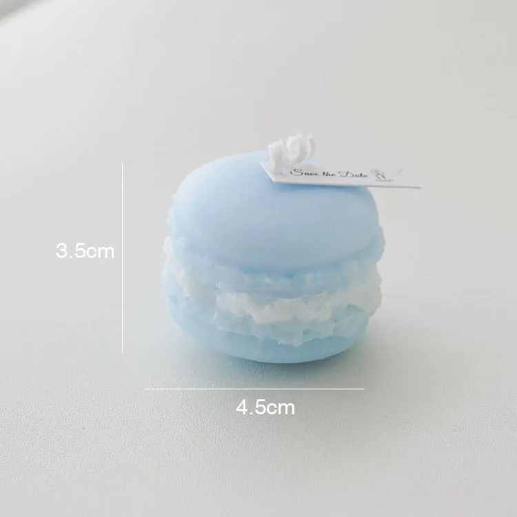 Food Scented Candle | Blue Macaron