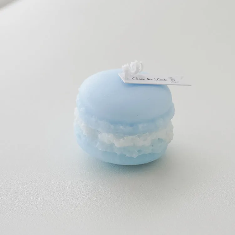 Food Scented Candle | Blue Macaron